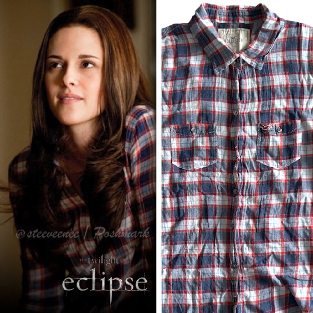 Hollister Plaid Flannel Shirt ASO Bella Swan
